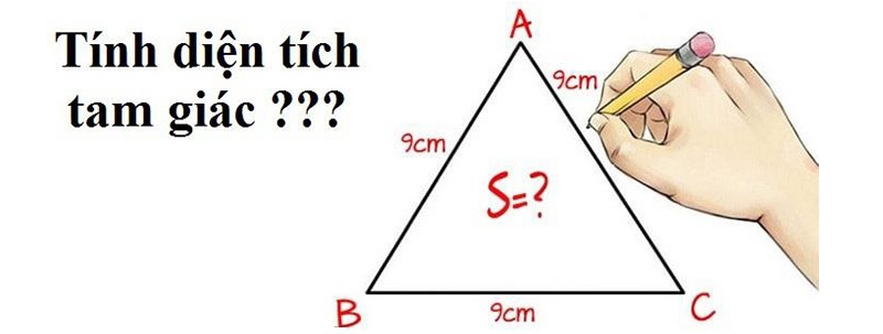Công thức tính diện tích tam giác và cách học đơn giản