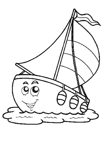 Dạy bé học vẽ thuyền buồm How to draw sail boat vẽ thuyền buồm  YouTube
