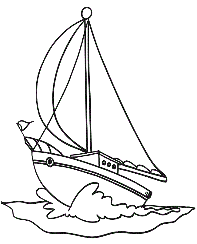 Hướng dẫn cách Vẽ con thuyền trên biển bằng những bước đơn giản