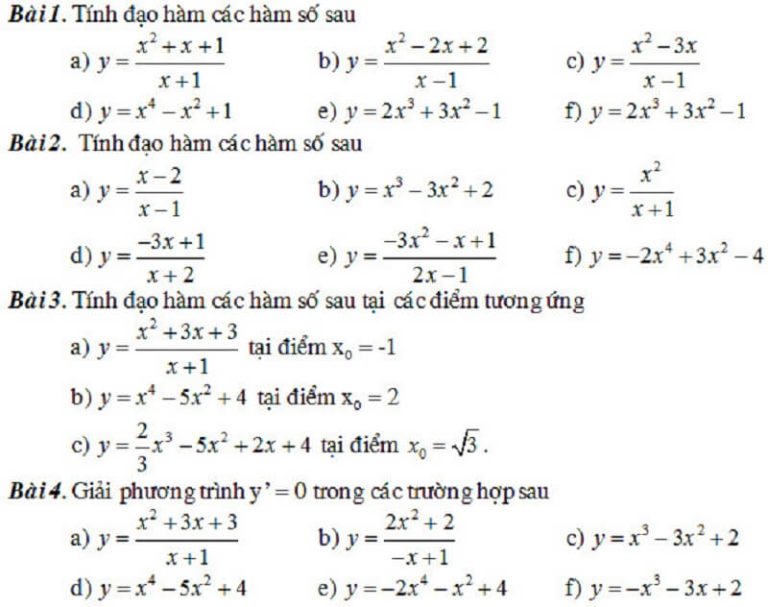 Đạo hàm trị tuyệt đối là gì? Các công thức tính chi tiết