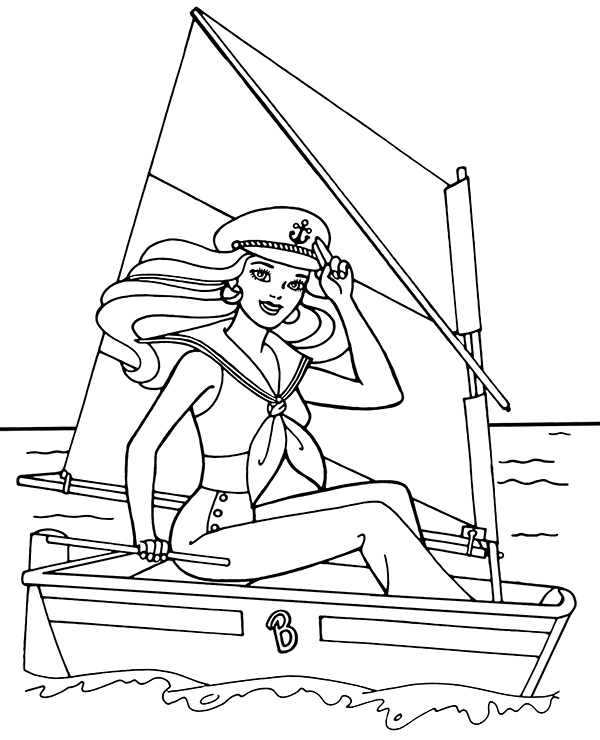 hình ảnh thuyền buồm và người đẹp thủy thủ