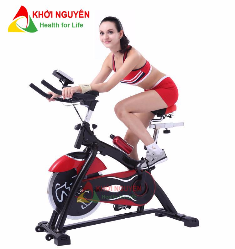 Xe đạp tập thể dục Spin Bike S-2000, máy tập giảm cân giá rẻ