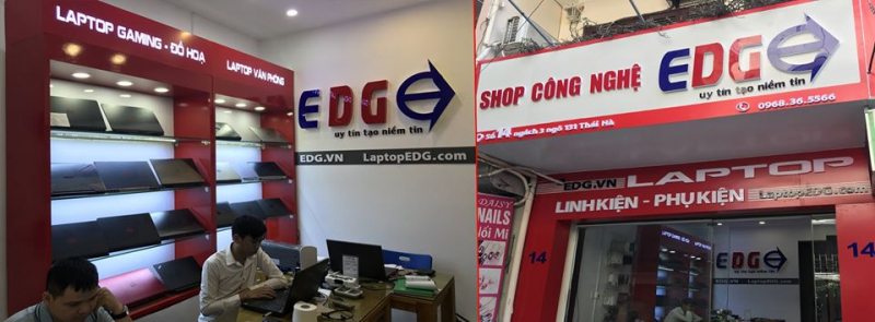 Laptop EDG được đặt tại 30 Thái Hà.
