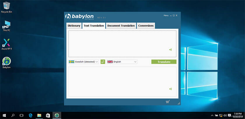 Phần mềm dịch tiếng anh cao cấp Babylon 10 pro