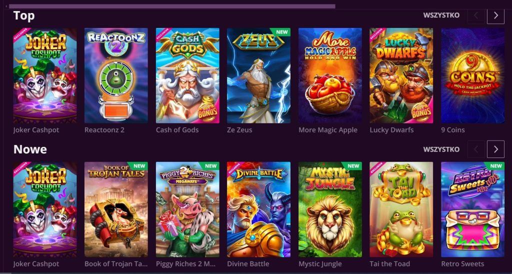 Malina Casino - Dołącz do platformy