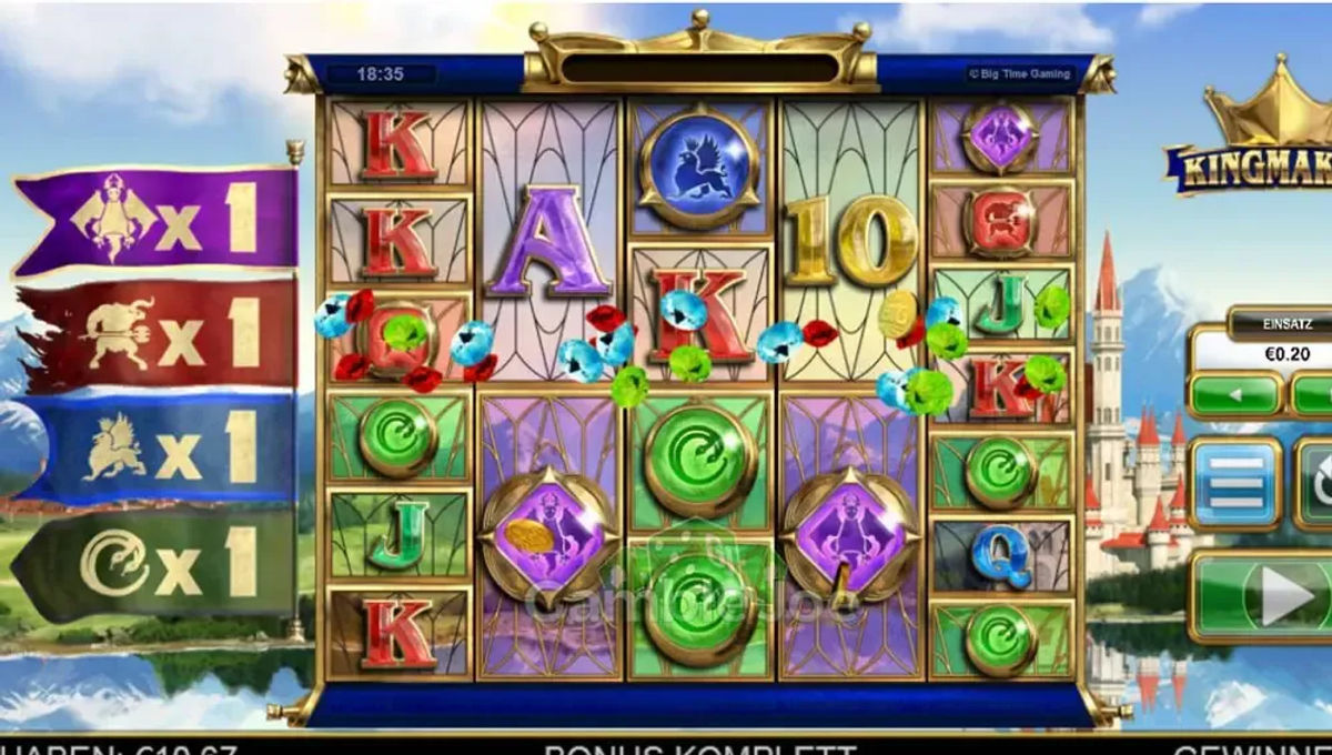 Kingmaker Slot Review & Free Play Bonus