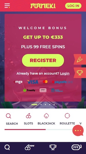 Maneki Casino Free Spins