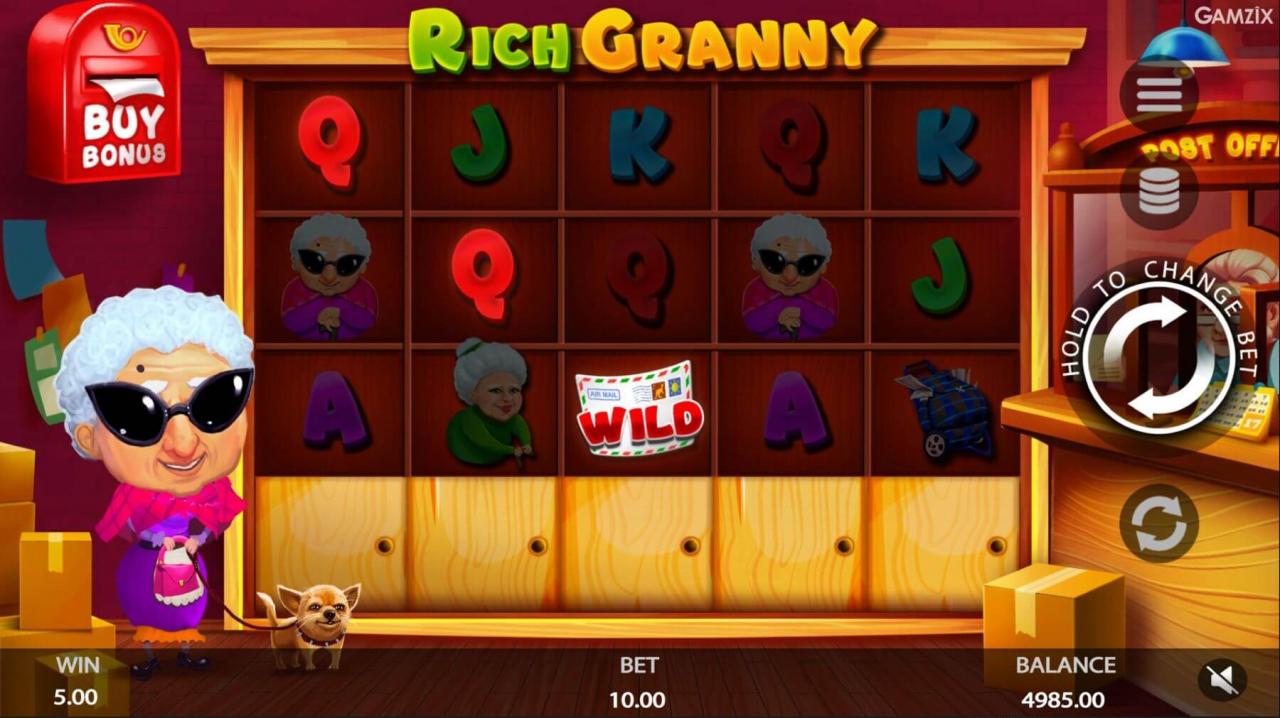 Rich Granny Slot Free Demo Play or for Real Money - Correct Casinos