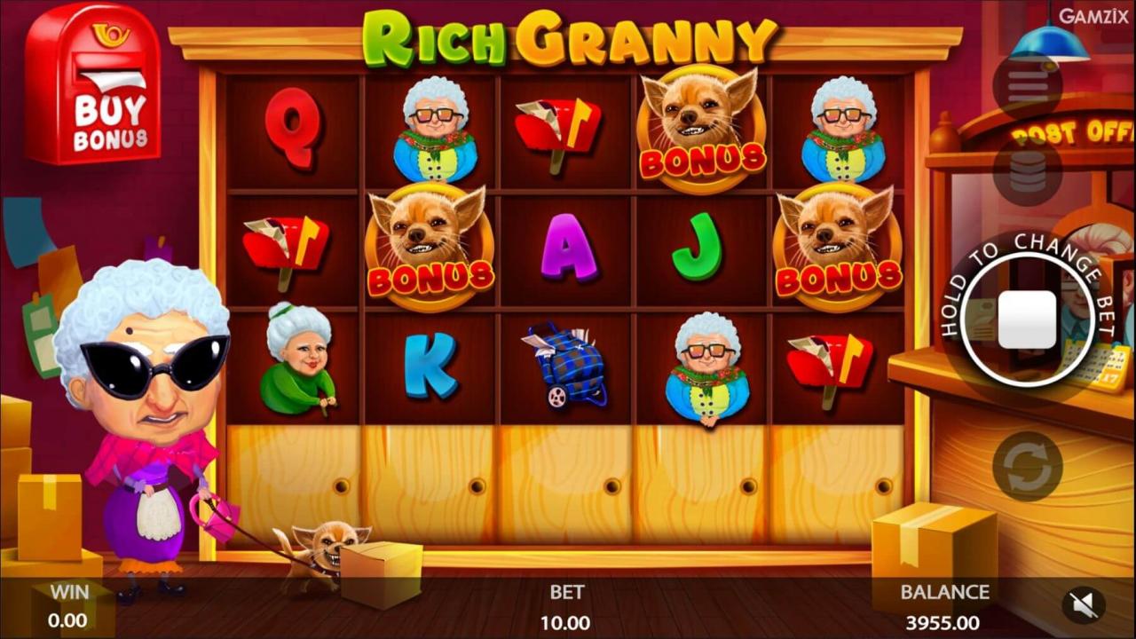 Rich Granny Slot Free Demo Play or for Real Money - Correct Casinos