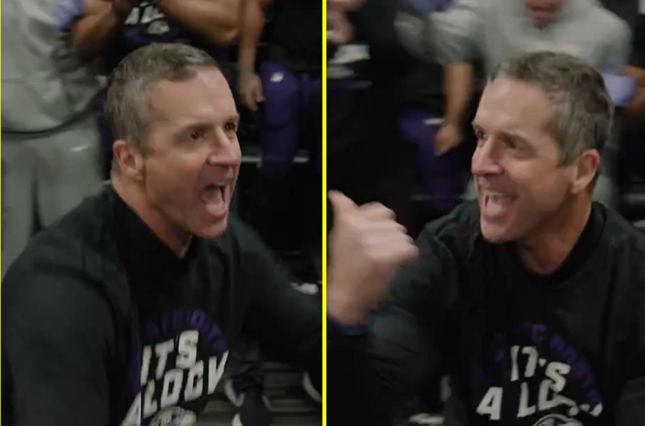 John Harbaugh's wild Ted Lasso style dance moves go viral during Ravens ...
