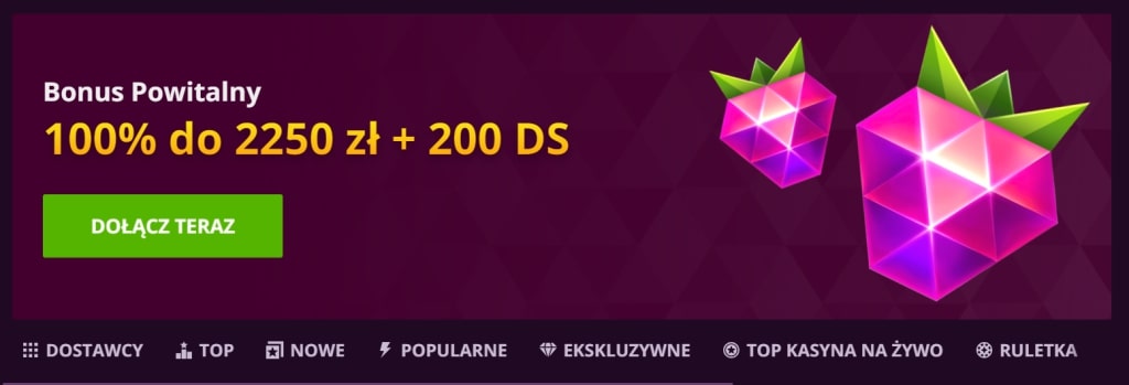 Malina Casino - Dołącz do platformy