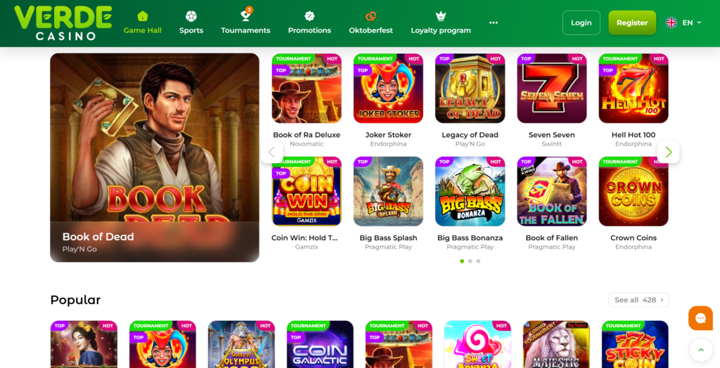 Login no Verde Casino: Acesse os melhores jogos e bônus agora!