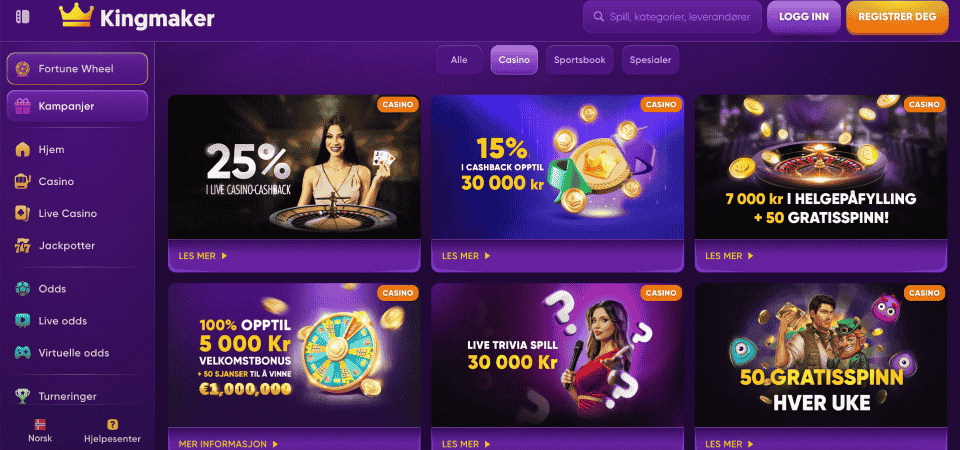 Kingmaker Norway | Expert Casino Review 2025