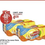 Promo Lipton Ice Tea Saveur Pêche chez Casino Supermarchés - iCatalogue.fr