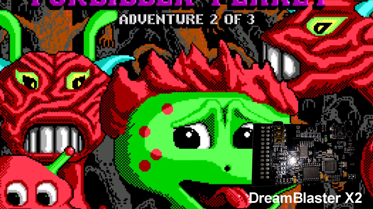 DreamBlaster X2 Cosmo's Cosmic Adventure demo (Buran Bank) - YouTube