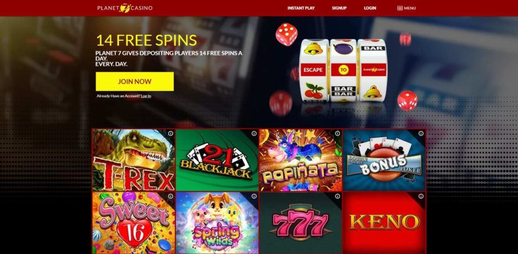 online casino games list