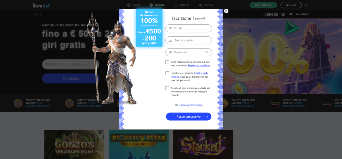 Librabet Casino Recensione degli esperti 2024 | Bonus benvenuto 500€