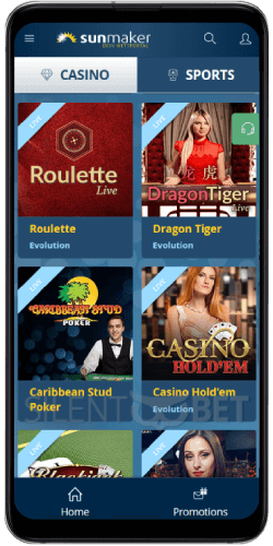 22bet casino app