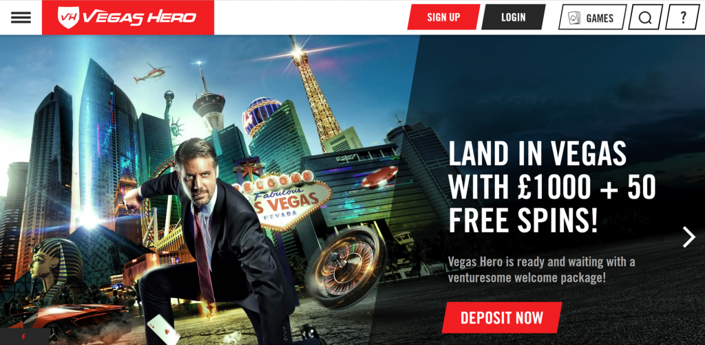 Vegas Hero Casino Review - Action Packed and Generous