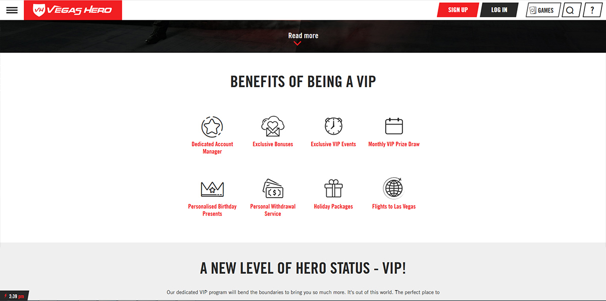 Vegas Hero Casino - 00 & 50 free spins bonus | mobile-casino.com