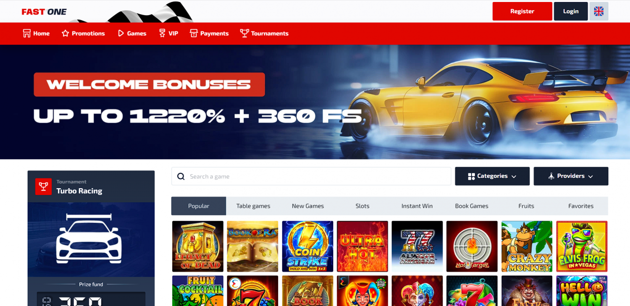 FAST ONE Casino:  No Deposit Bonus for Players – «POKERMIRA»
